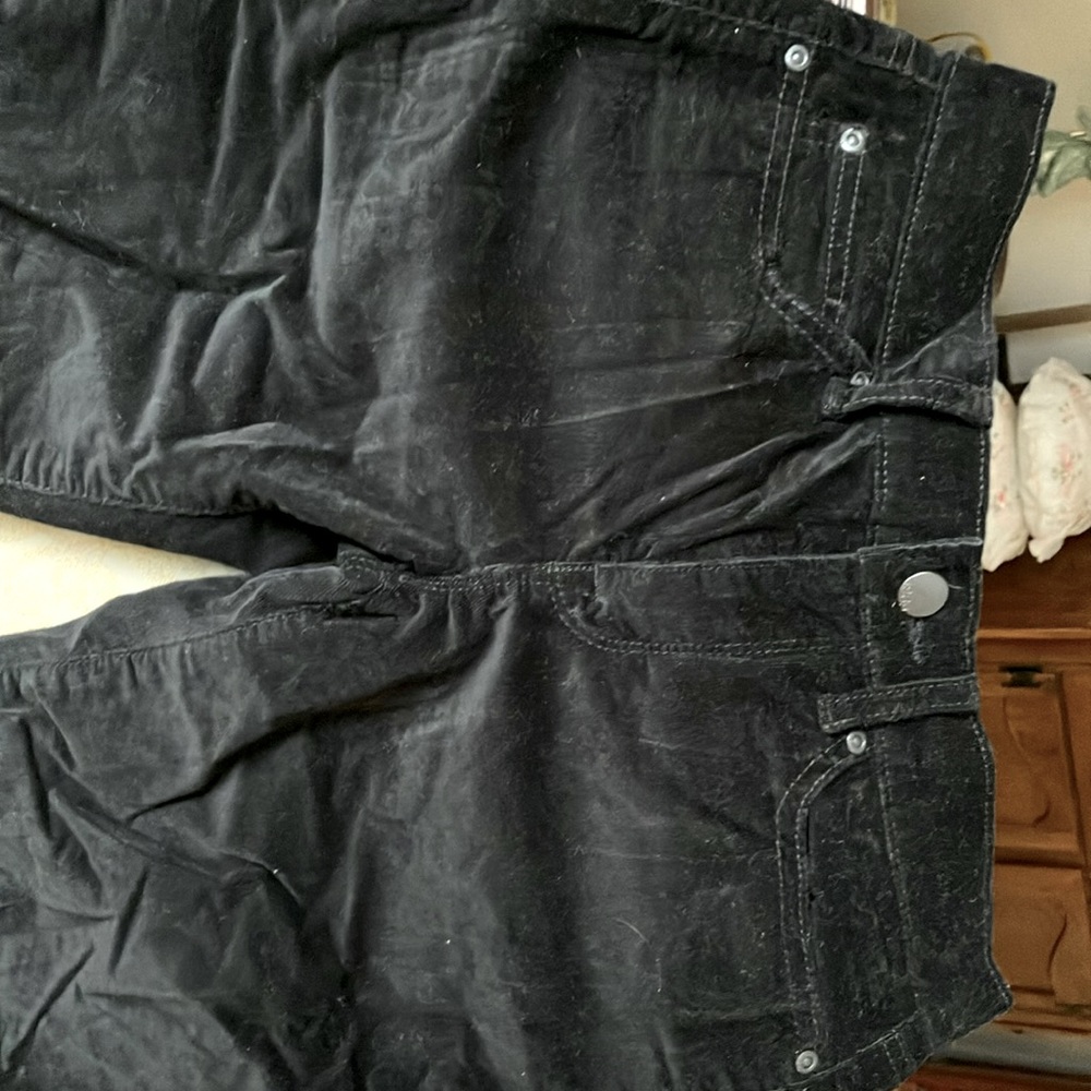 Like new black corduroys size 0